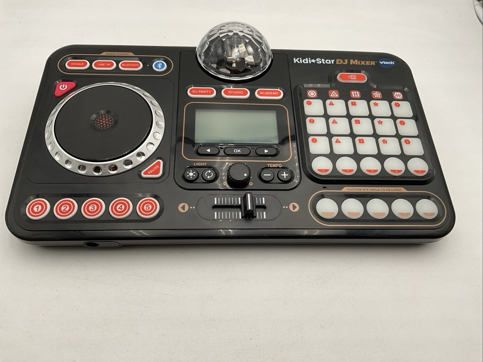 Vtech Kidi Star DJ Mixer Tested Scratch On Front See Pic