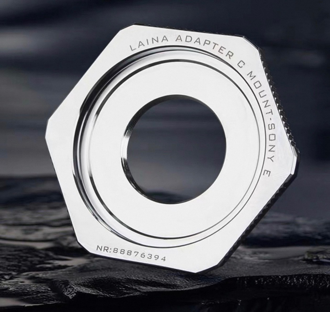 Solid Heavy Metal C-NEX Square Lens Adapter for CCTV Lens to Sony E