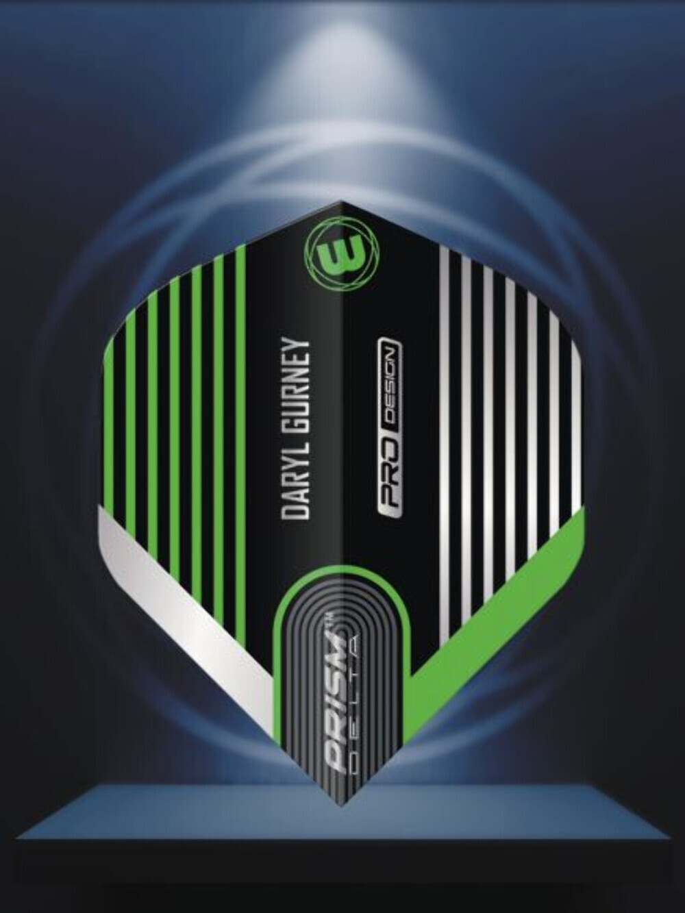 Winmau Prism Delta Daryl Gurney Black & Green Flight