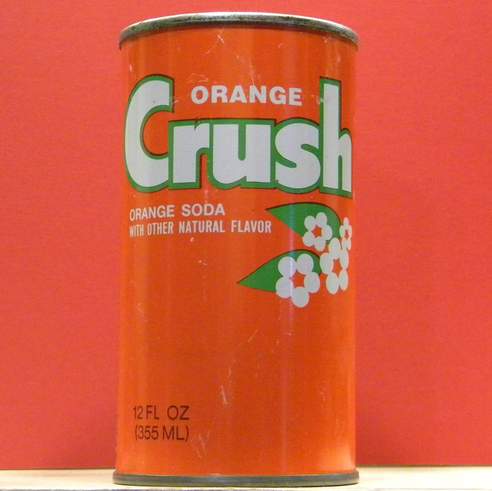 Orange Crush Soda Pop S/S Bank Can Joyce Beverage Evanston Chicago ILL 816