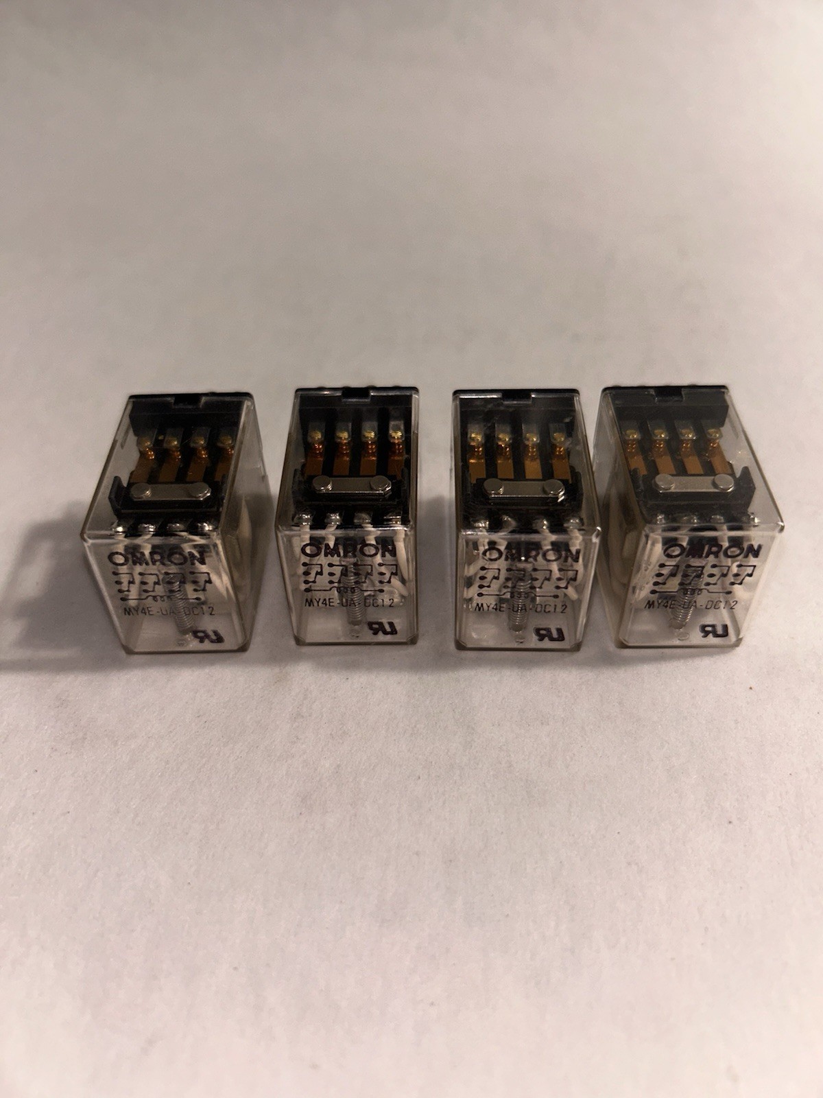 OMRON MY4E-UA-DC12 / MY4EUADC12 (Lot Of 4)