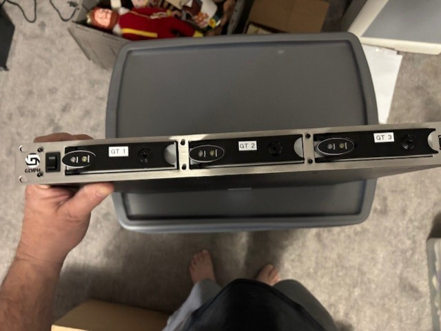 Glyph GT103 Firewire 800 3 Bay Hard Drive Docking Station with extra drive