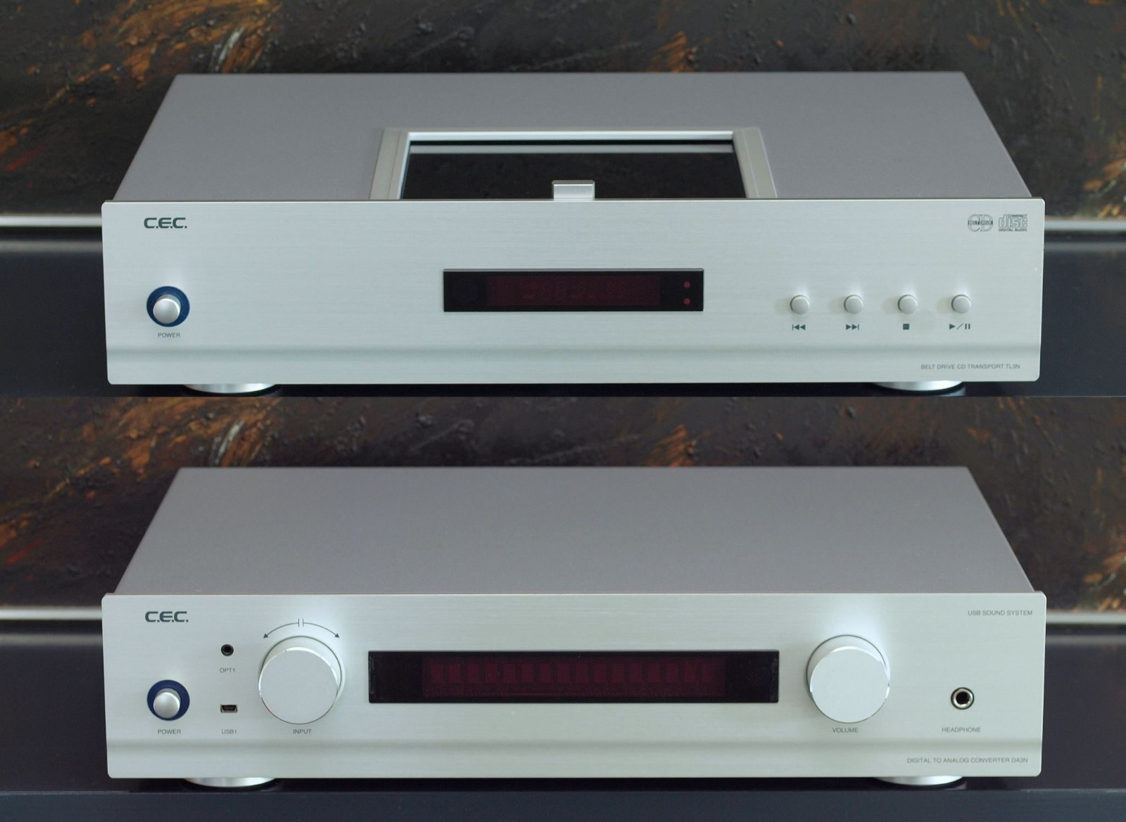 CEC TL3N CD TRANSPORT + DA3N DAC + Superlink Cables - Mint Condition - 230 Volts