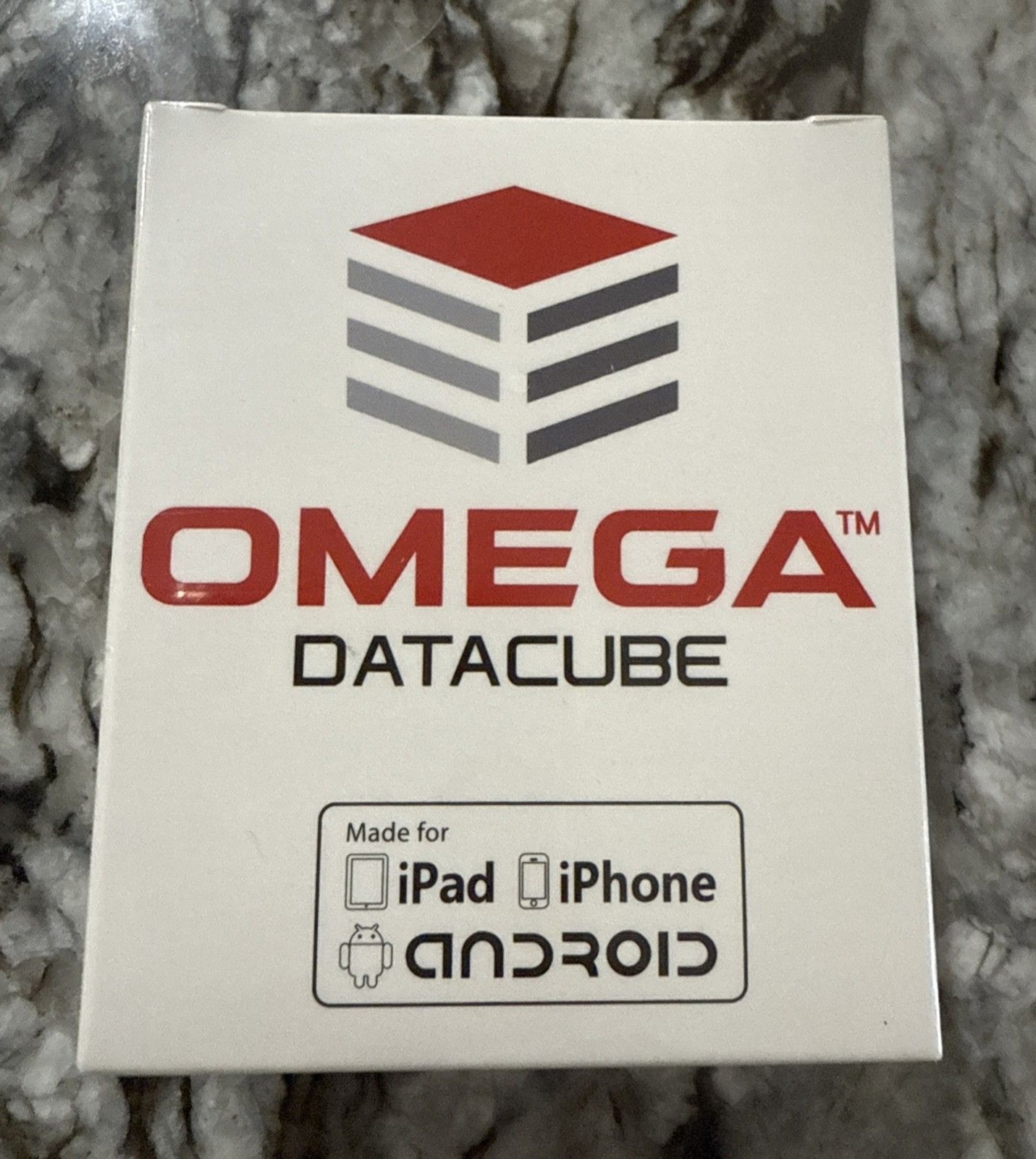 Omega Datacube Photo & Video Backup Device NIB Factory Sealed Apple Android