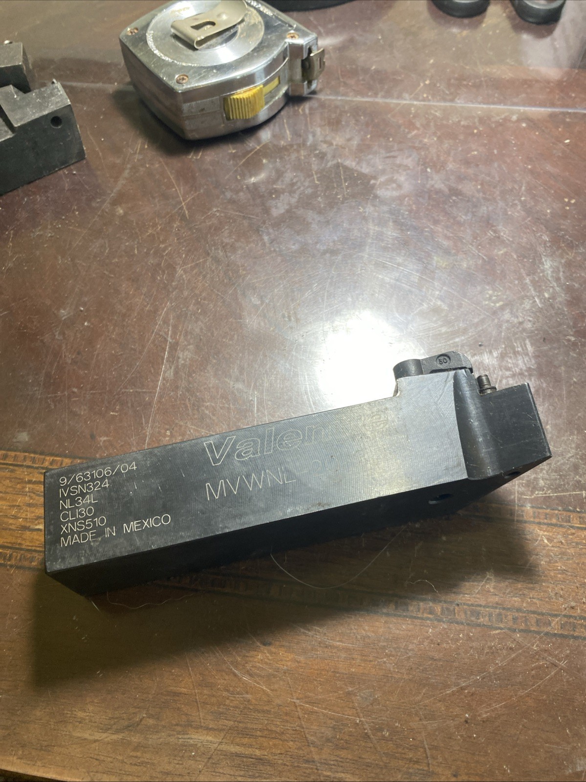 VALENITE Square Shank Tool Holder MVWNL-20-3 D (M03)
