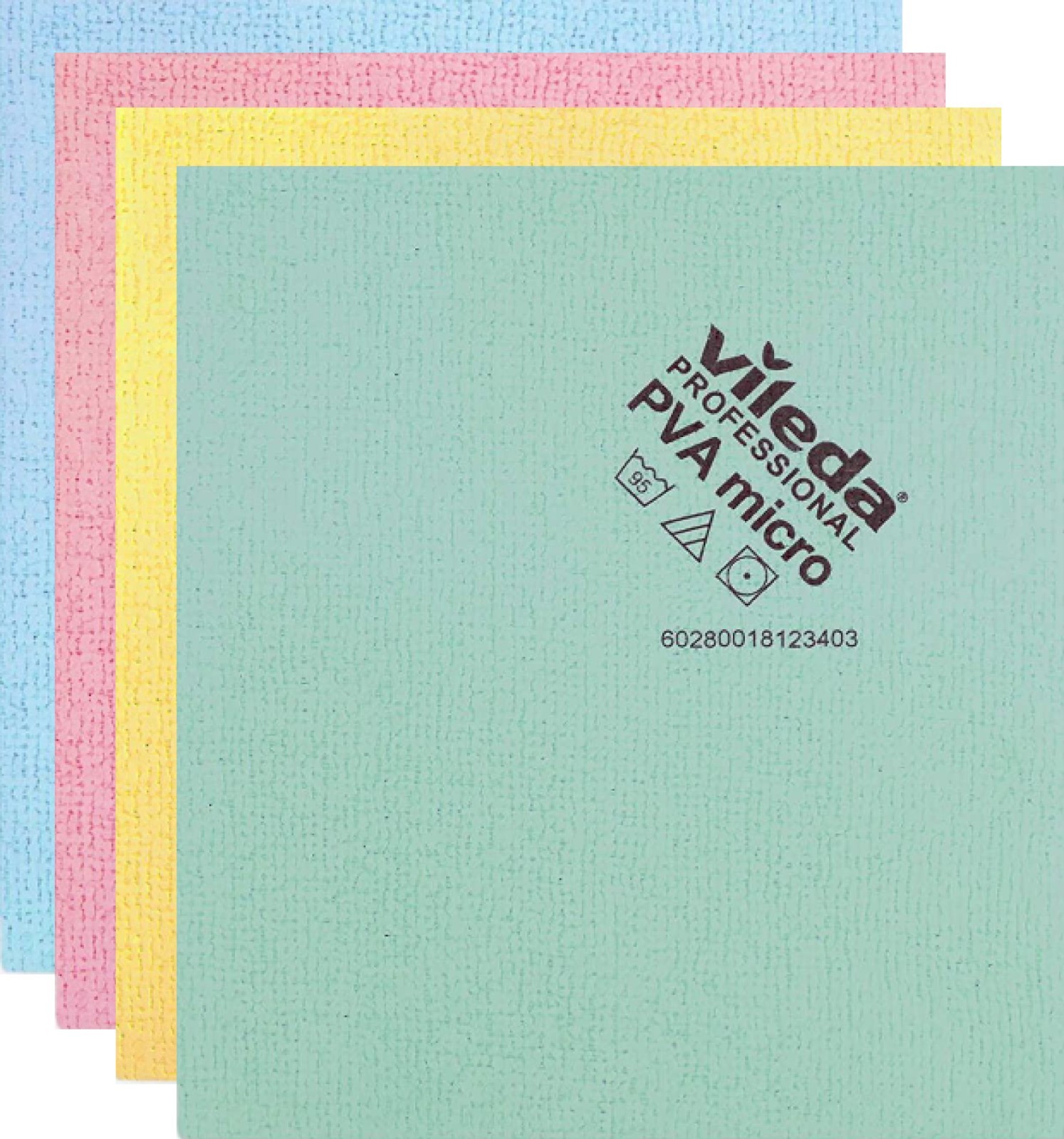 Vileda Professional | PVA Microfiber | Most Advanced Cleaning Cloth | 5 Pk