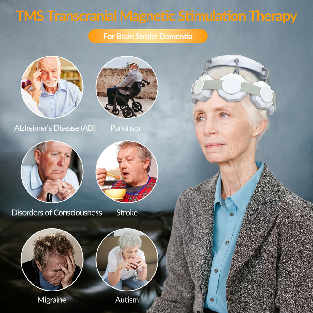 TMS Machine Brain Stimulation Device Deep Brain Therapy for Parkinson Stroke US
