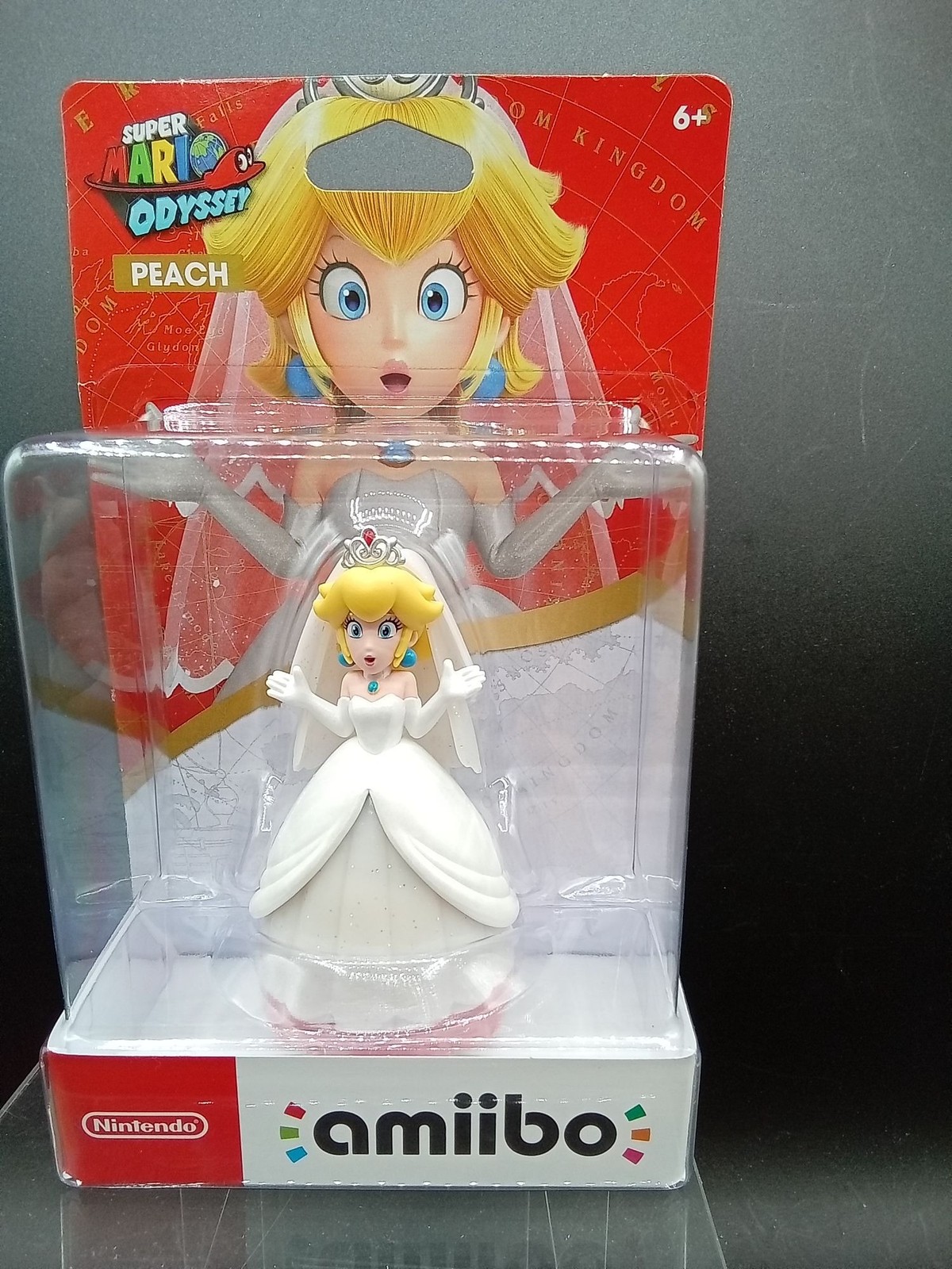 Super Mario Odyssey Amiibo Peach Wedding Version NFC Figure From Nintendo
