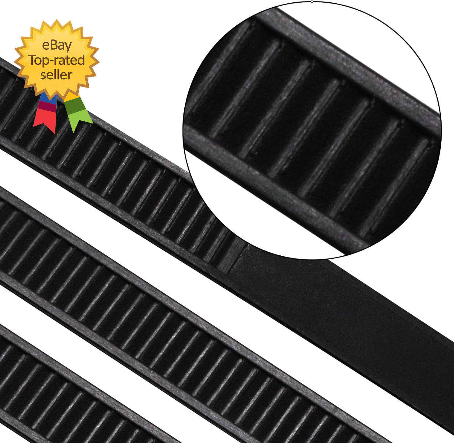 60 PCS Push Mount Zip TiesNylon Car Mount Wire Tie Snap in Cable Zip Ties Black