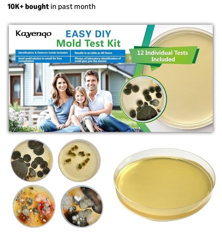 Mold Test Kit for Home - 12 Simple Detection Tests,Test HVAC System,Home Surf...