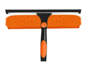 26FT Telescoping Window Cleaning Kit with 14" Squeegee - 2-in-1 Professional