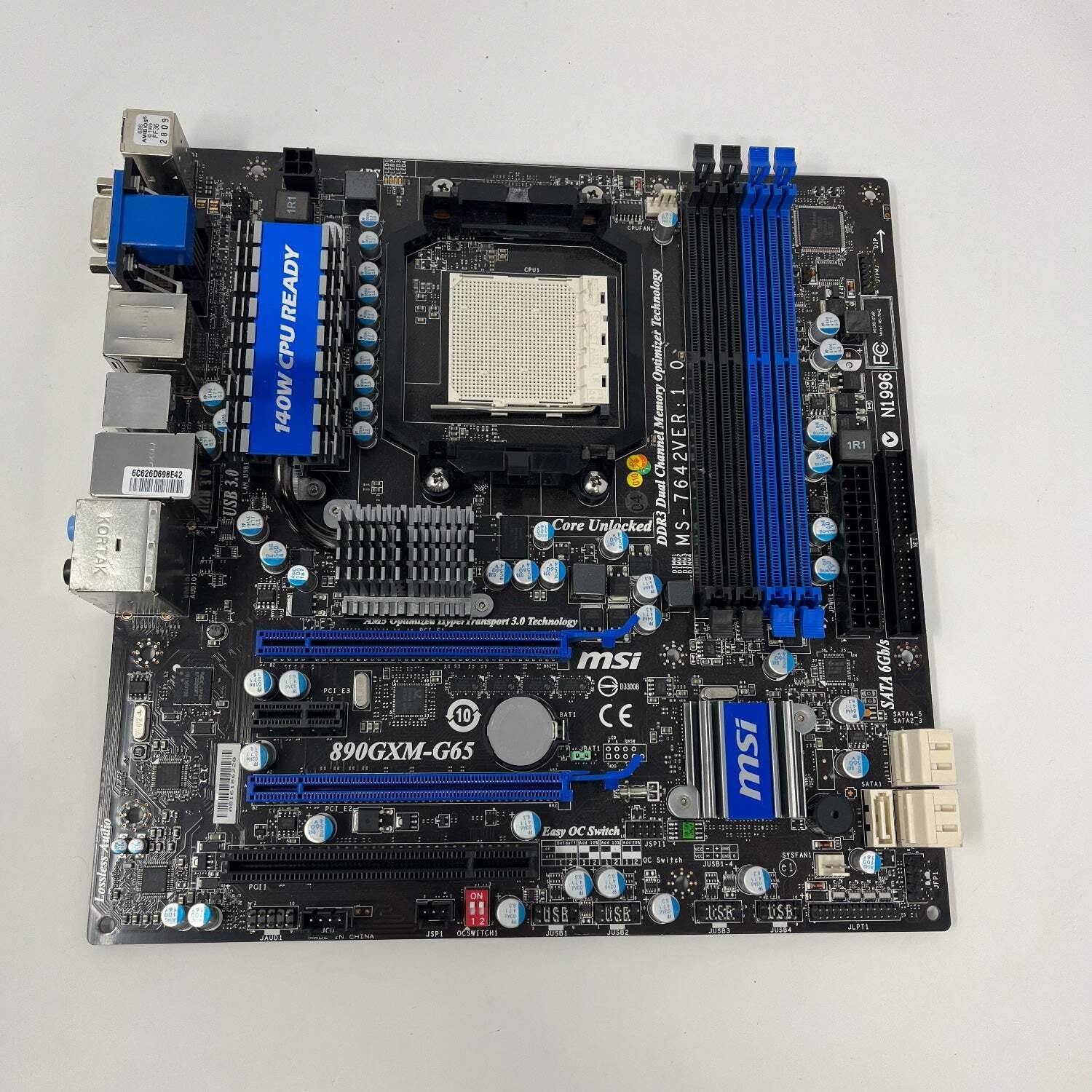 MSI 890GXM-G65 Motherboard 7642-010R