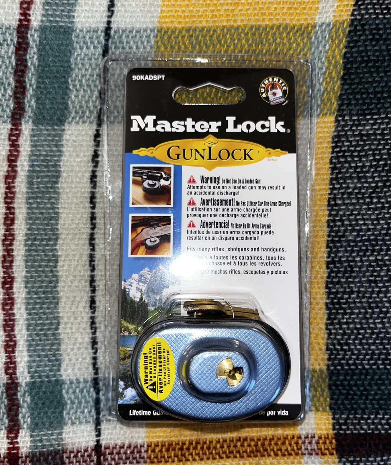 Master Lock 90KADSPT Keyed Gun Trigger Lock 1 Pack Gun Lock With 2 Keys