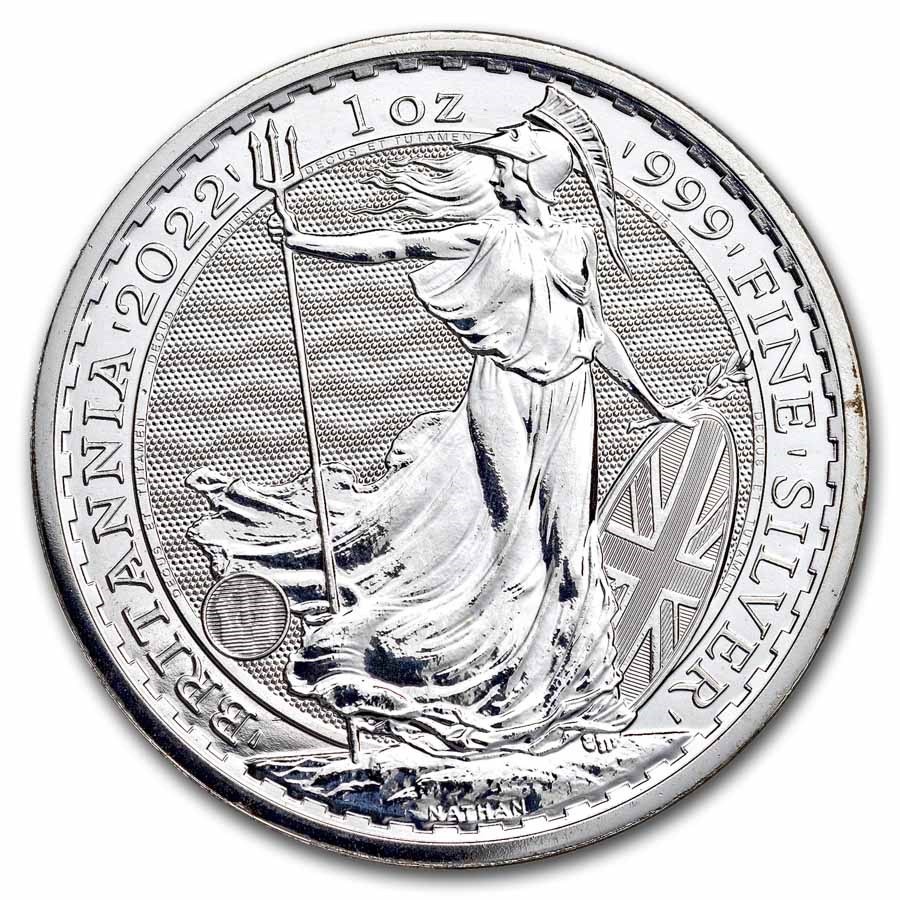 2022 Great Britain 1 oz Silver Britannia