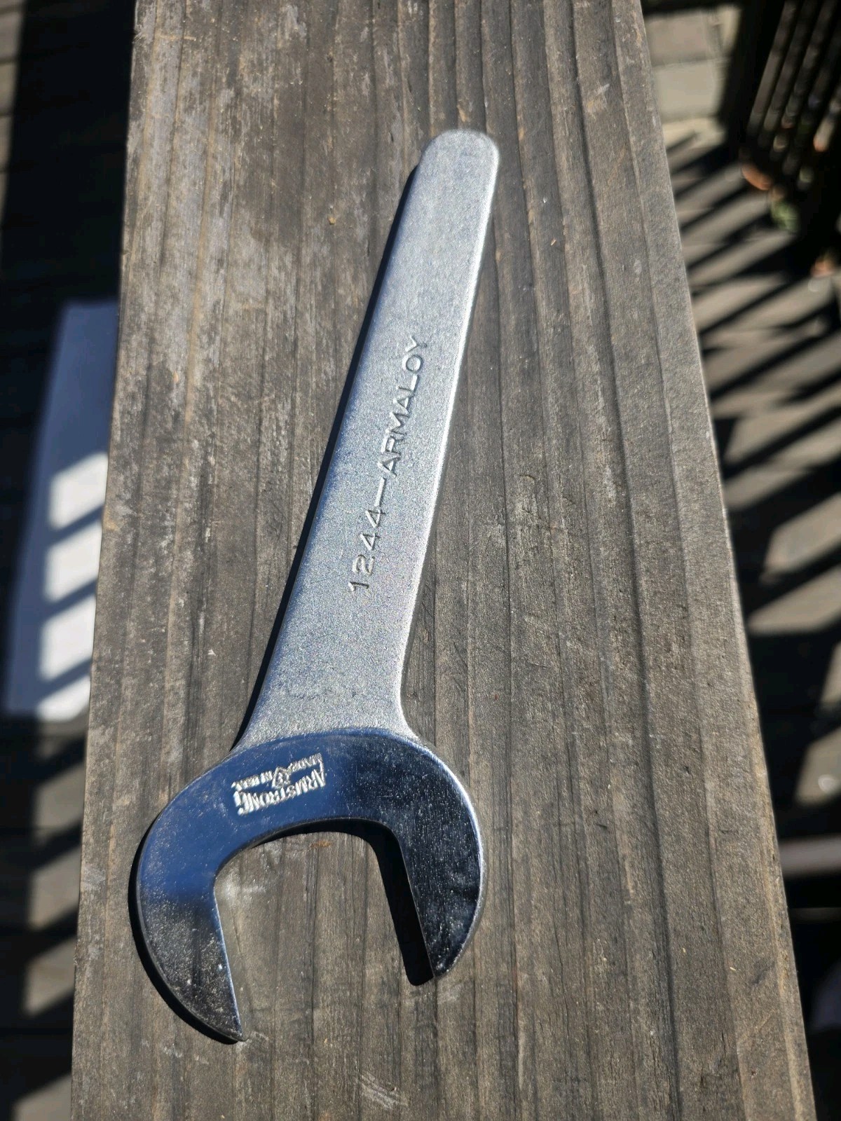 ARMSTRONG  1-3/8" Thin Service WRENCH 1244 Armaloy VINTAGE Excellent!