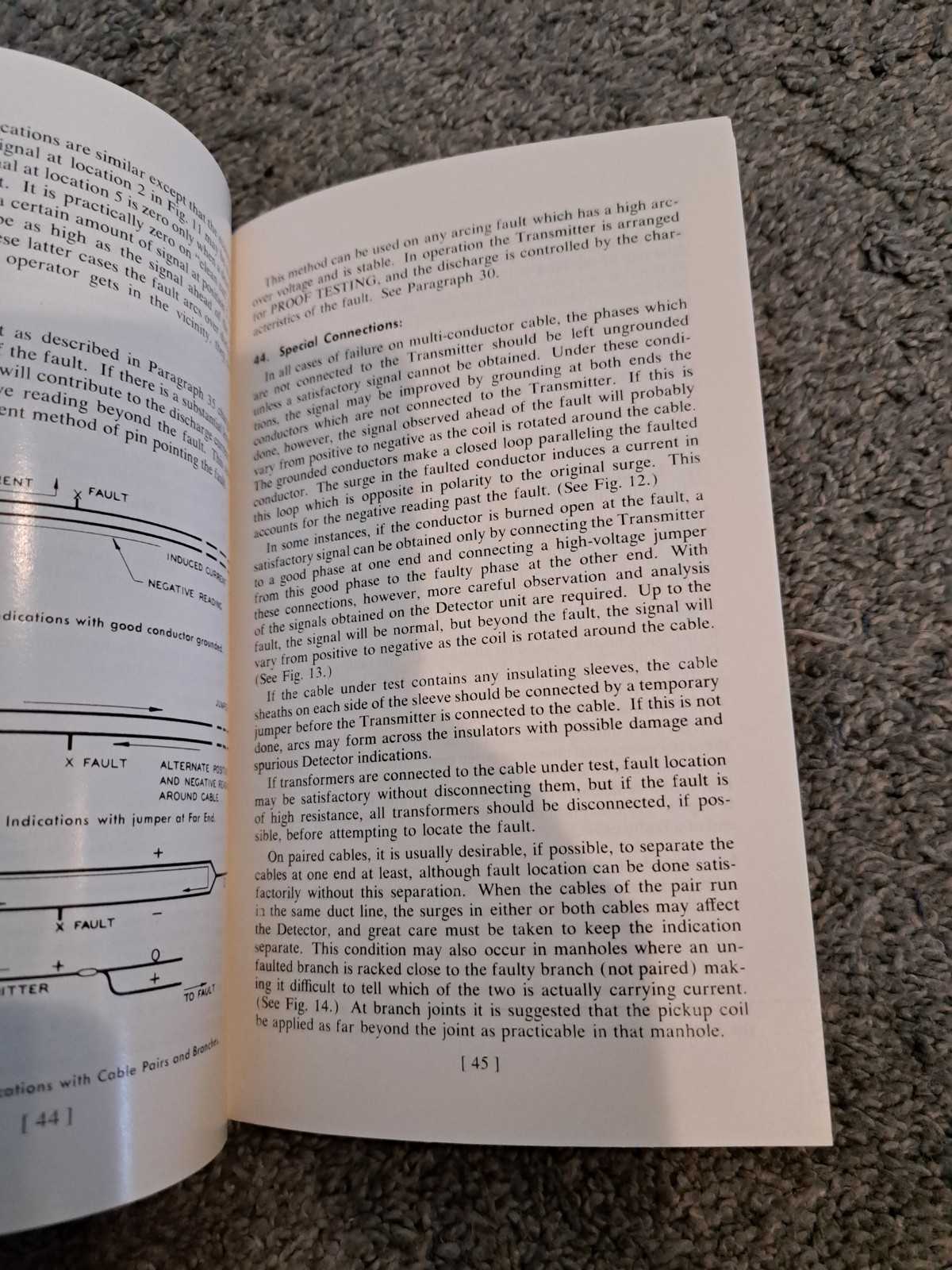 Instruction Manual for Biddle Impulse Cable Fault Locator D-C Proof Testers 1953
