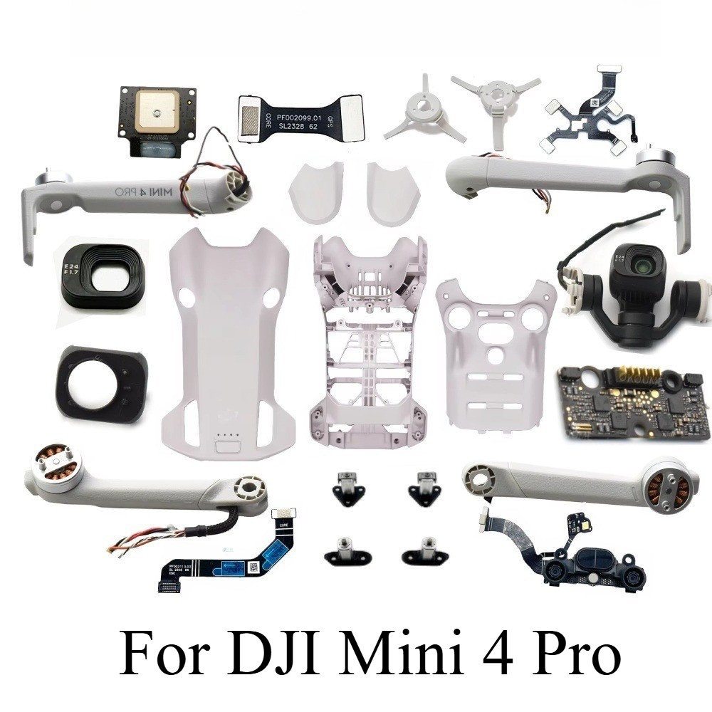 For Mini 4 Pro Full Set Repair Parts Replacement Drone Body Spare Accessories