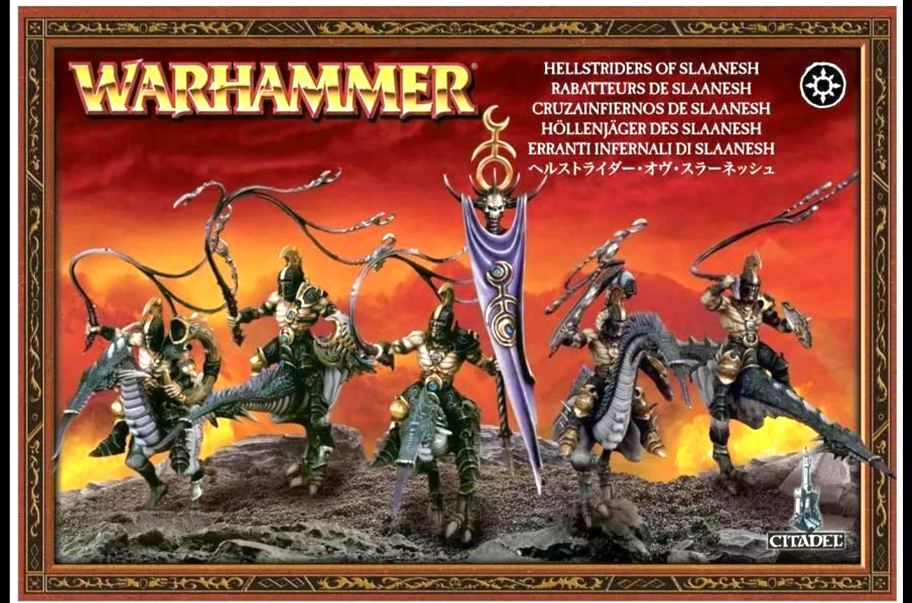 Warhammer Sigmar Hellstriders of Slaanesh OVAL BASES Hedonites Seekers Chaos