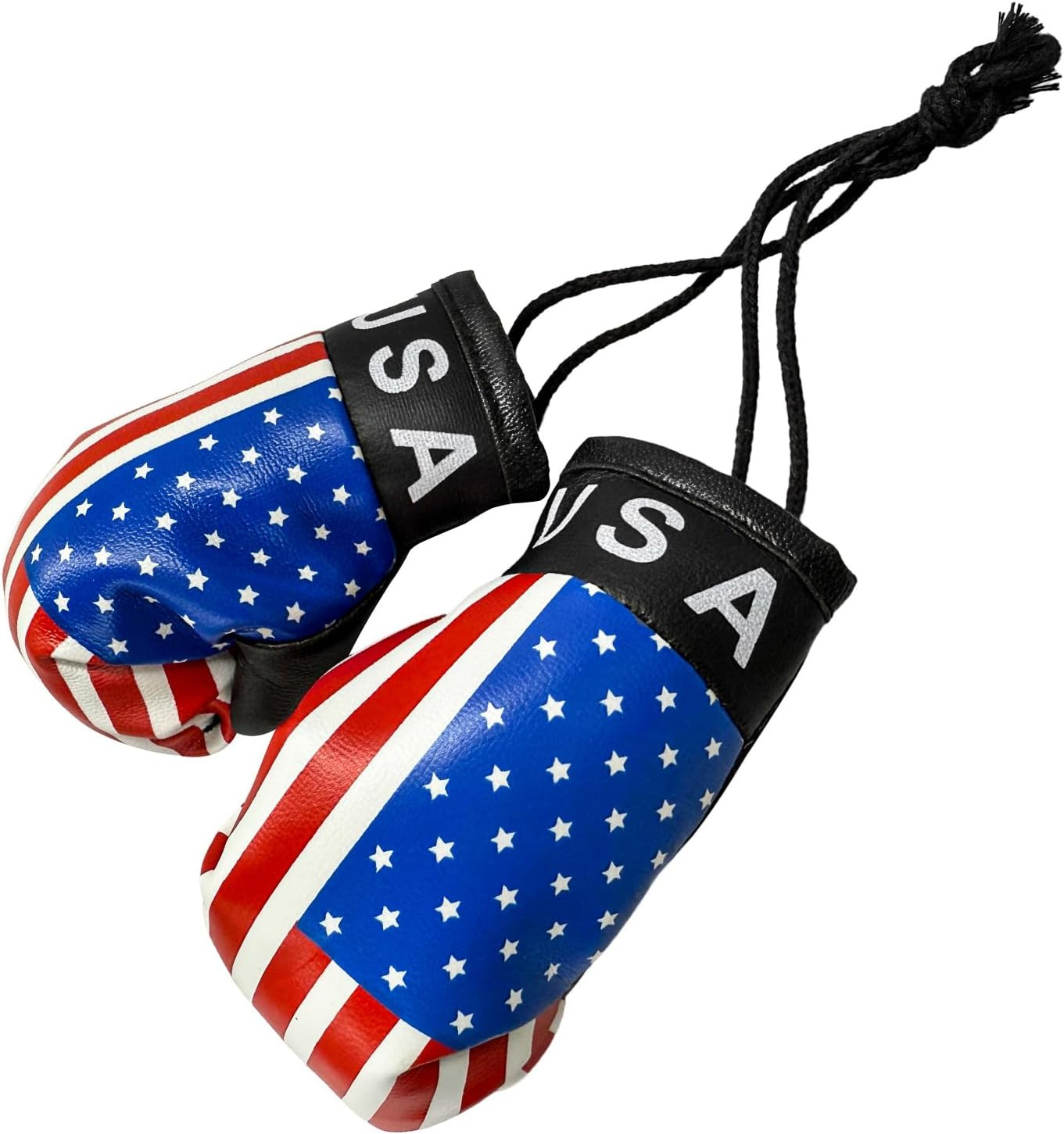 1 Pair Mini Boxing Gloves for Car Mirror, Novelty Miniature Punching Gloves Auto