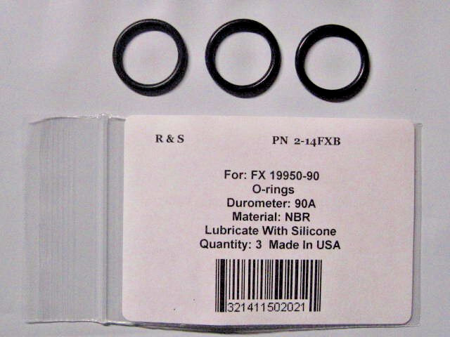 3 FX 19950-90 O-rings / R&S 2-14FXB