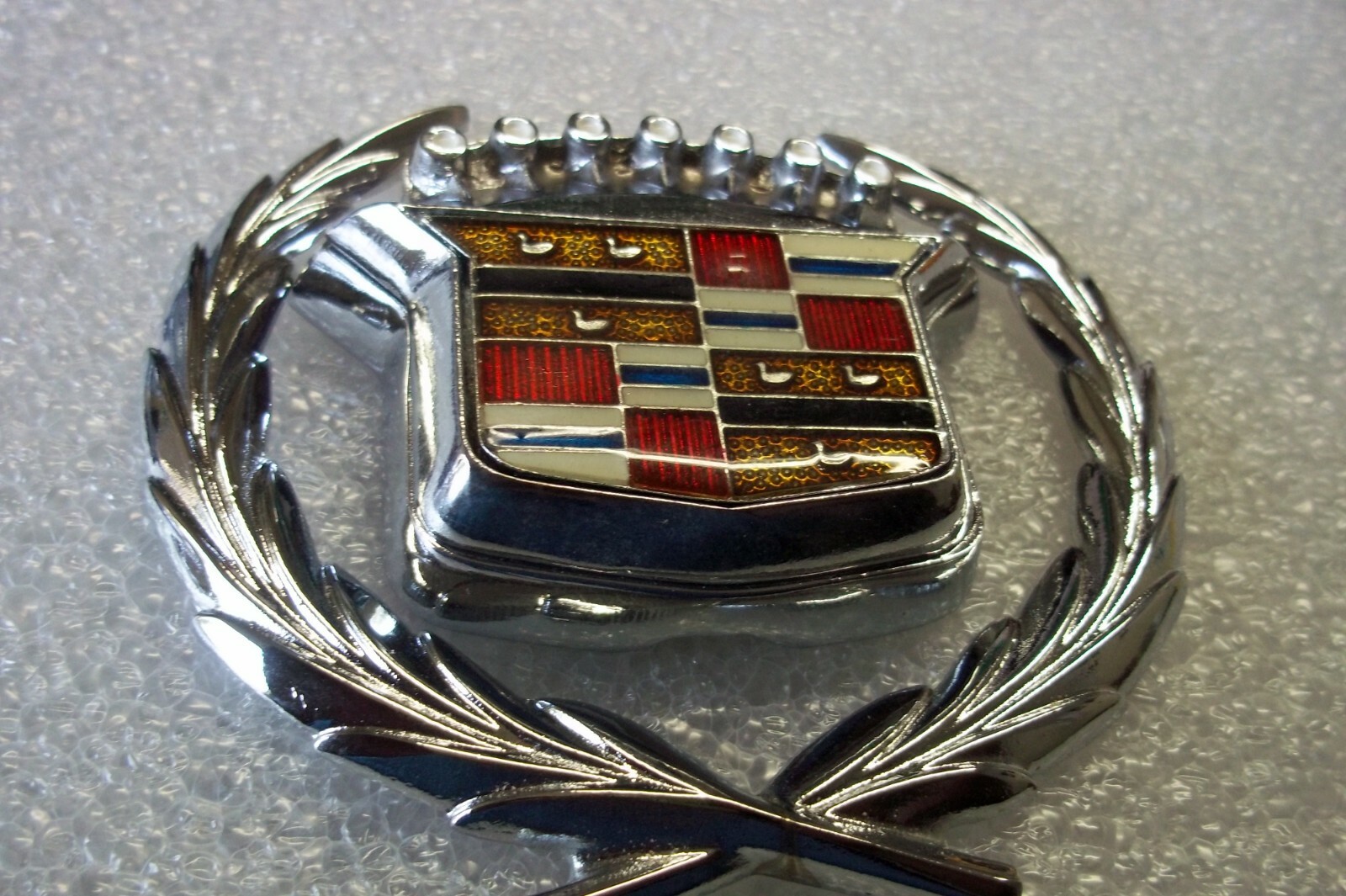 NEW  80-96 Cadillac Models CHROME Trunk Lock Swing Emblem Nice