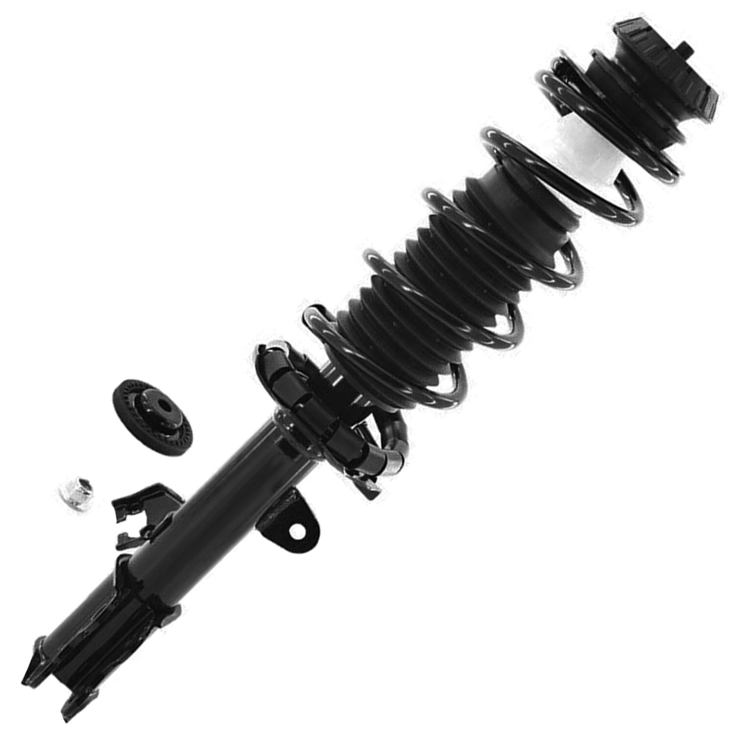 Front Left Right Struts w/ Coil Spring Sway Bar Ends Kit for Nissan Versa Note