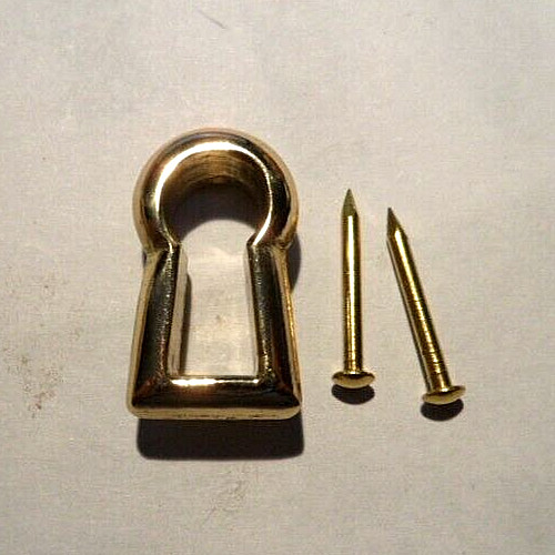 Polish Brass Keyhole Insert Cover  Escutcheon NEW
