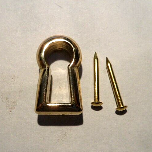 Polish Brass Keyhole Insert Cover Escutcheon NEW