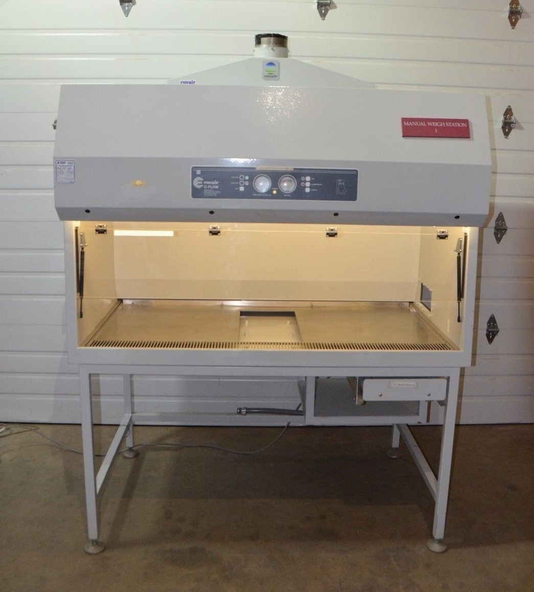 Envair C-Flow W 5R HEPA Vertical Laminar Flow Powder Weighing Balance Cabinet