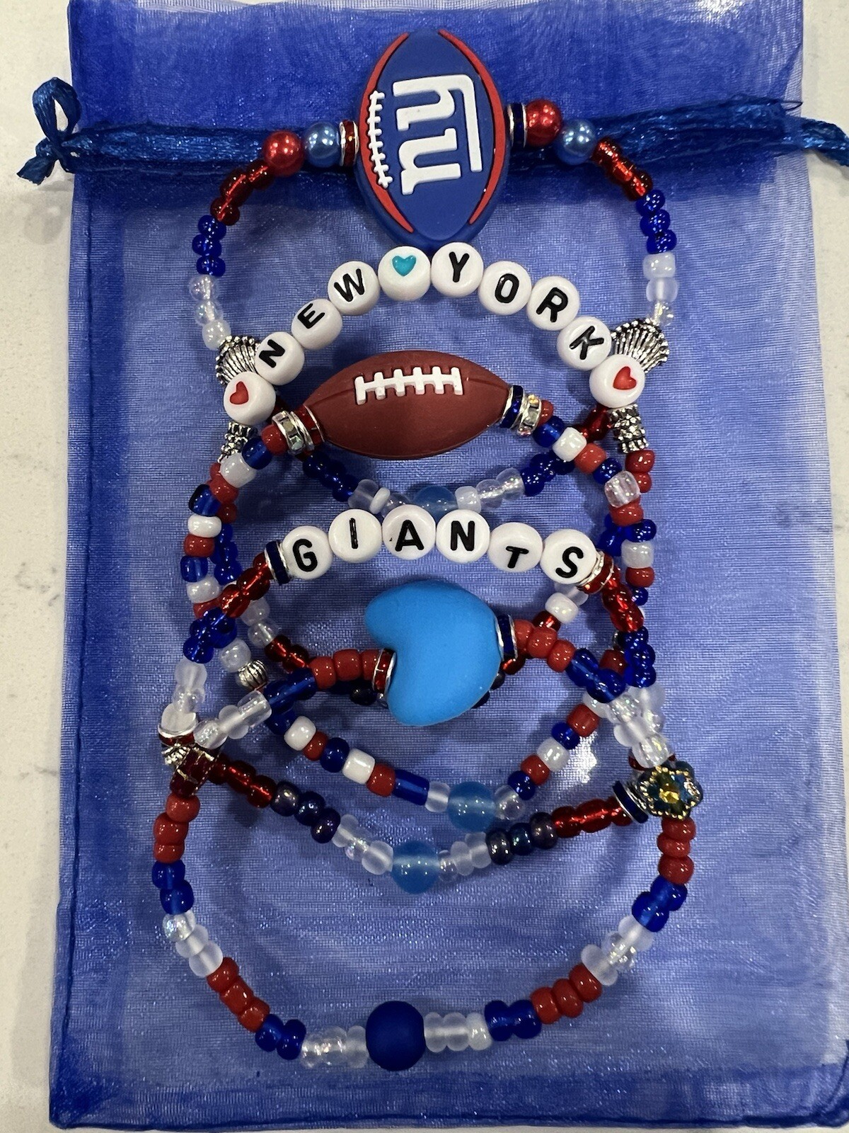 NY Giants Friendship Bracelets! (5)