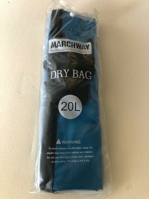 NEW! MARCHWAY DRY BAG 20L Blue Color Fold Over Top