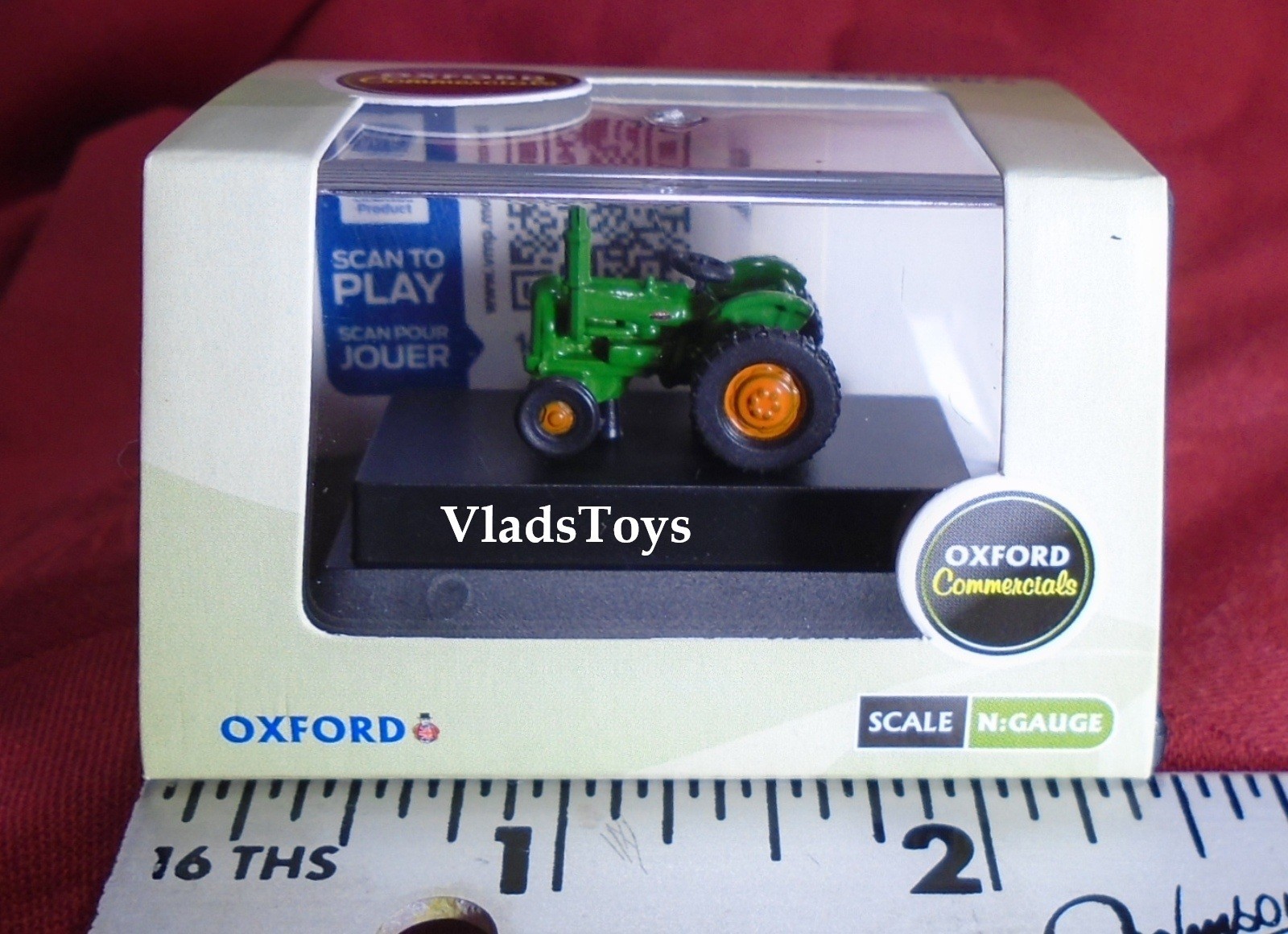 Oxford 1:148 N Gauge Fordson Farm Tractor in Green1946-1970 NTRAC002