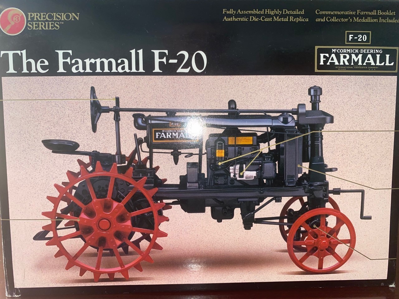 Ertl Precision series #3 Farmall F20 Tractor #638 #286B*