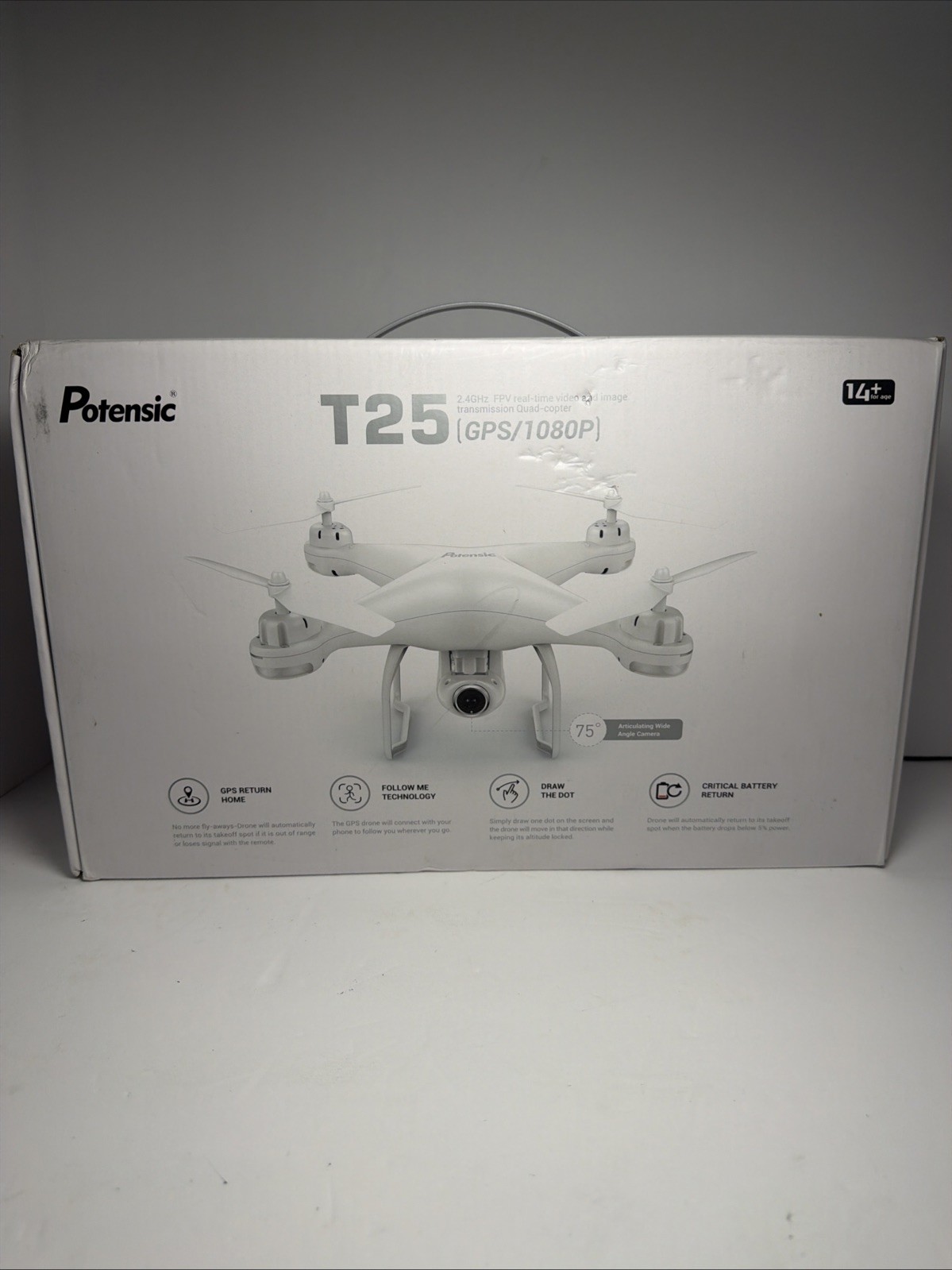 Potensic T25 Drone GPS 1080P Camera Follow Me Quadcopter w/ Controller
