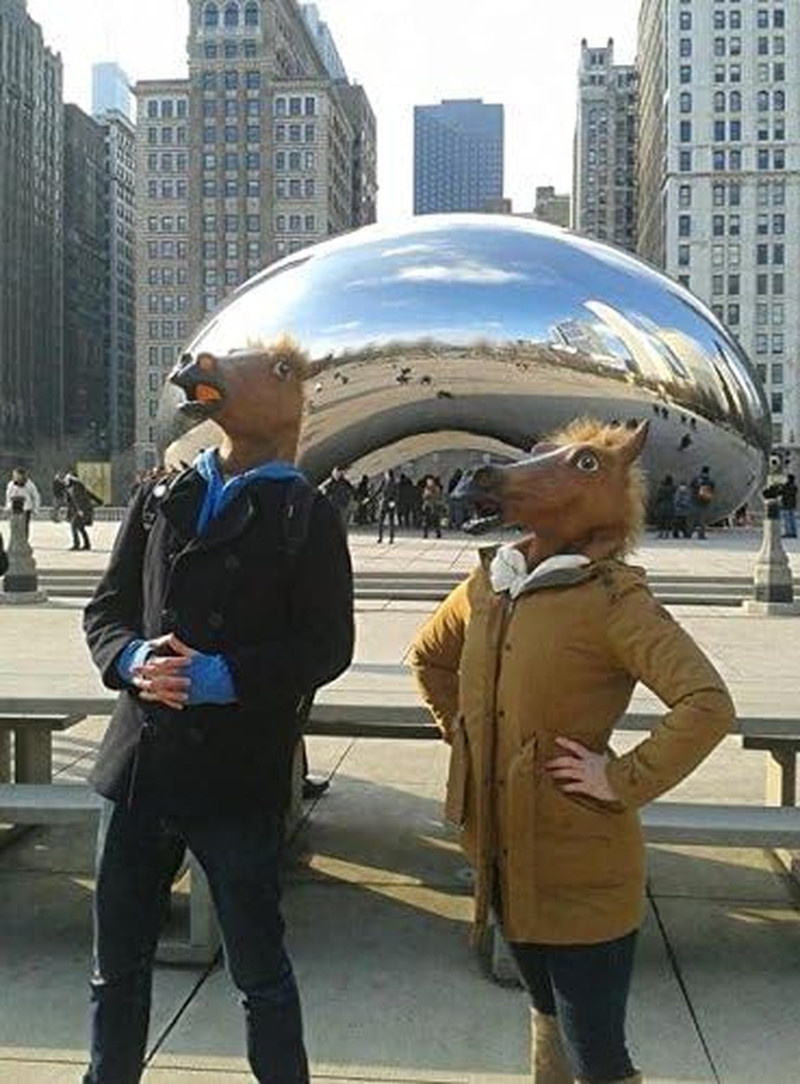 ® Halloween Horse Head Mask