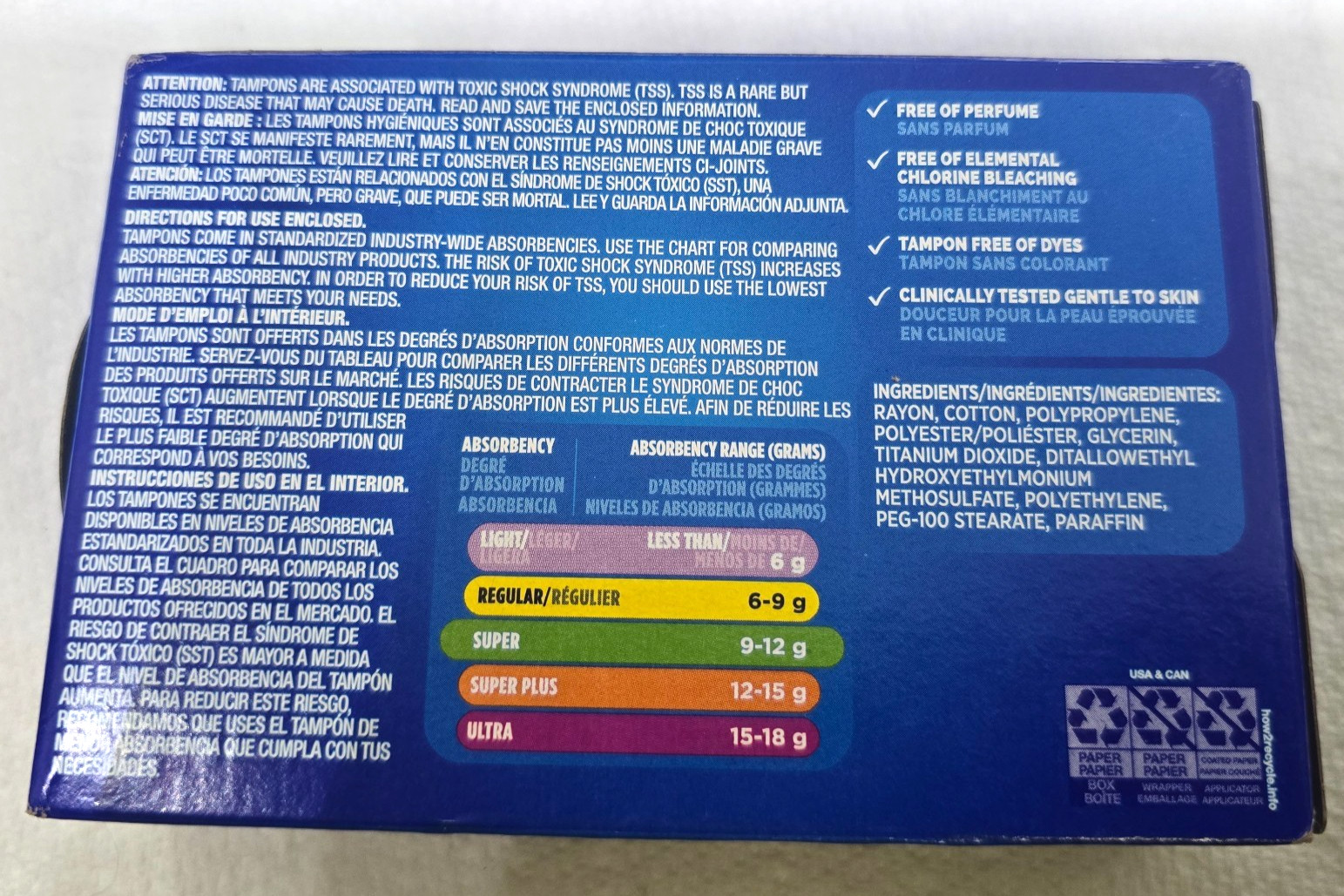 2X Tampax Super Tampons Cardboard Applicator 10 Each Box 20 Total Tampons