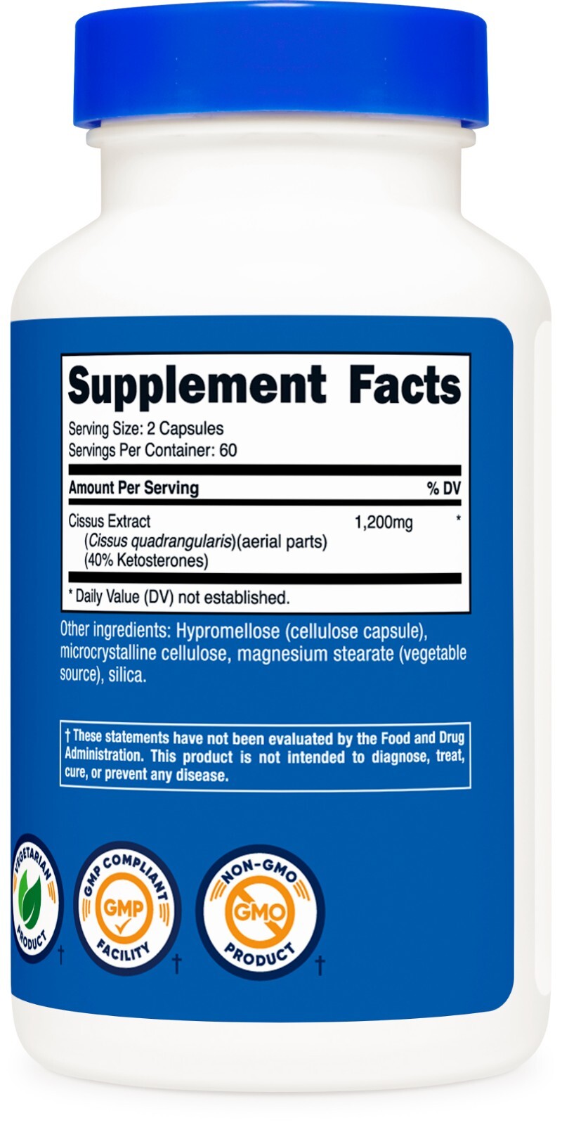 Nutricost Cissus Quadrangularis (600mg) 120 Capsules
