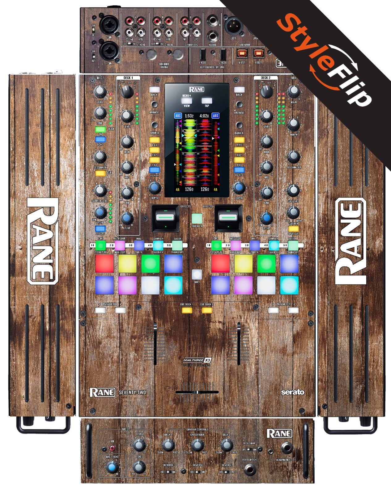 Rane Seventy Two MK1 (2019) Skin | Wood #1 | Protective Decal | StyleFlip Skins