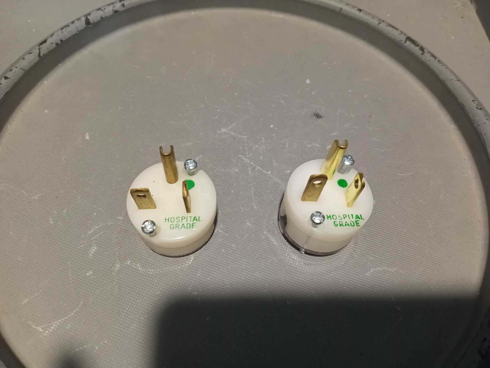Lot of 2 Male Plug, Hospital Grade, 20A, 125V, 81290
