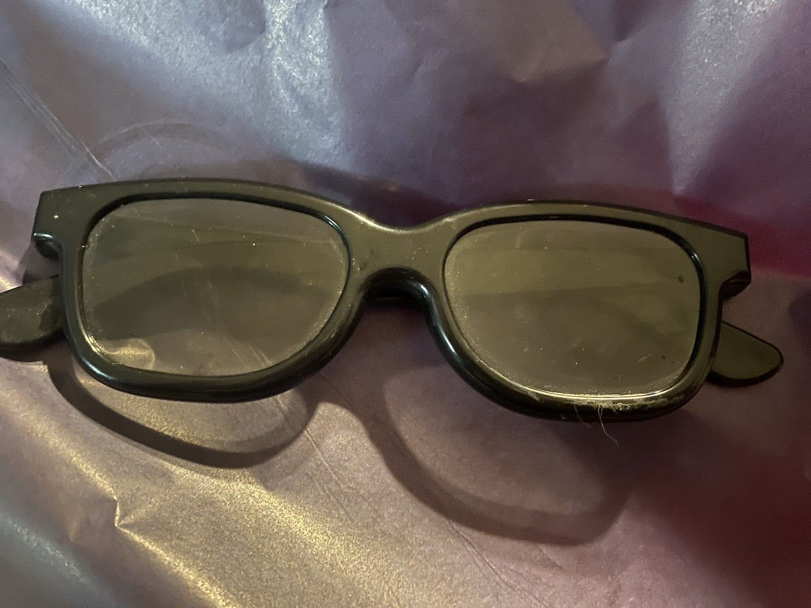 REAL D 3D Glasses black frames new not worn no package
