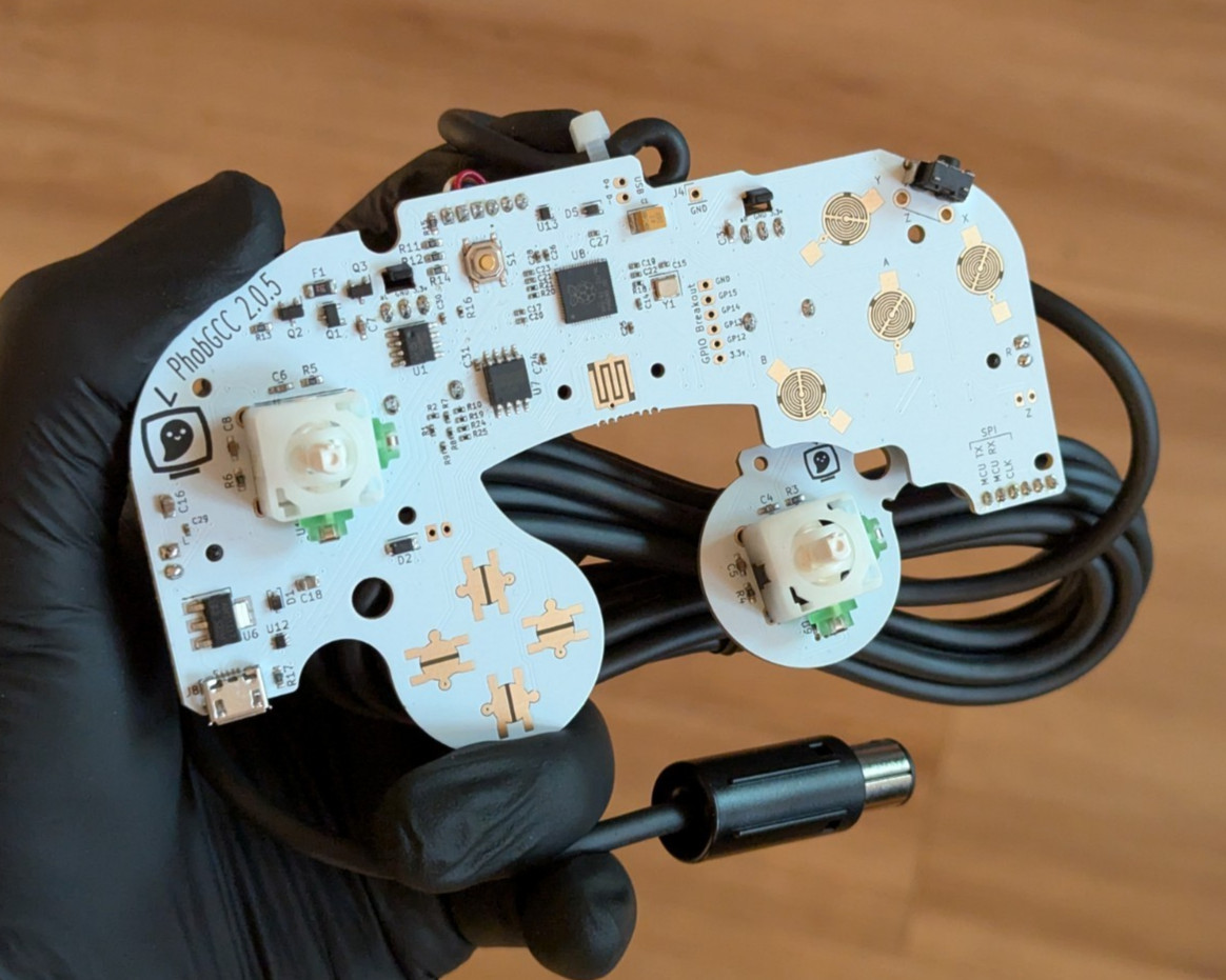 Phob GCC 2.0.5 GameCube Controller Drop-In Motherboard Kit PhobGCC Official