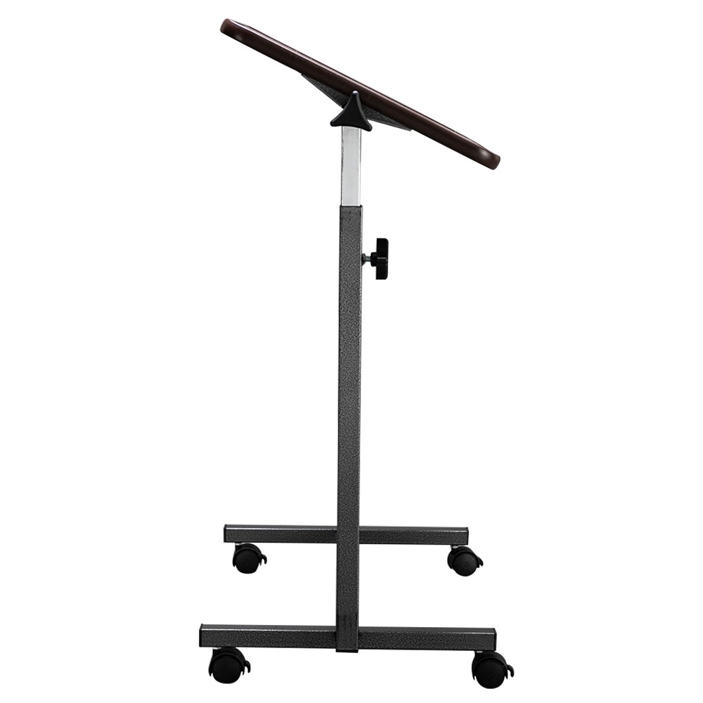 Multifunctional Adjustable Bedside Table MDF/Iron/4 Wheels With Brake
