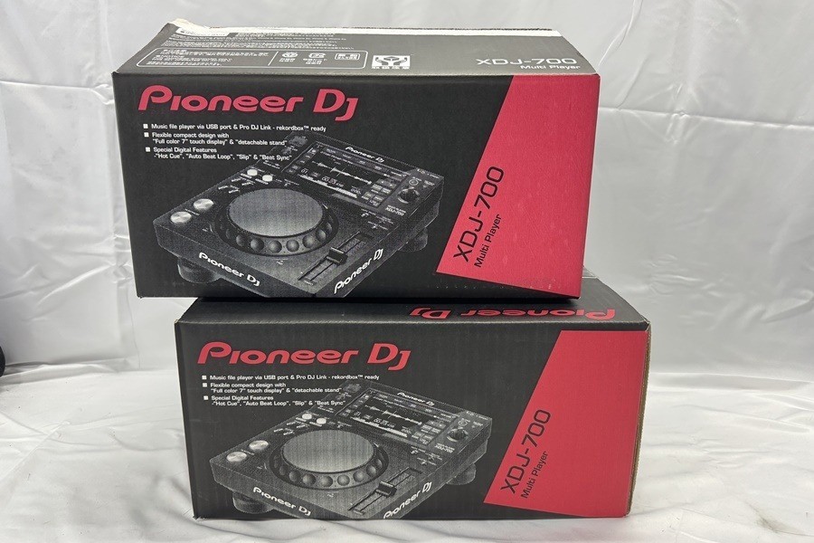 Pioneer DJ XDJ-700 Pair Compact Multi Player USB rekordbox Pro DJ Link Unused x2