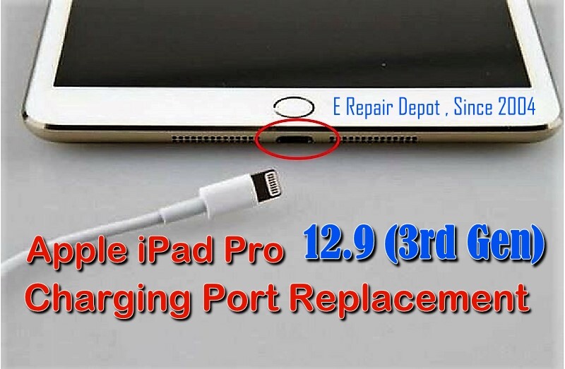 Apple iPad Pro 12.9 3rd Gen USB C Charging Port Repair Replacement Service