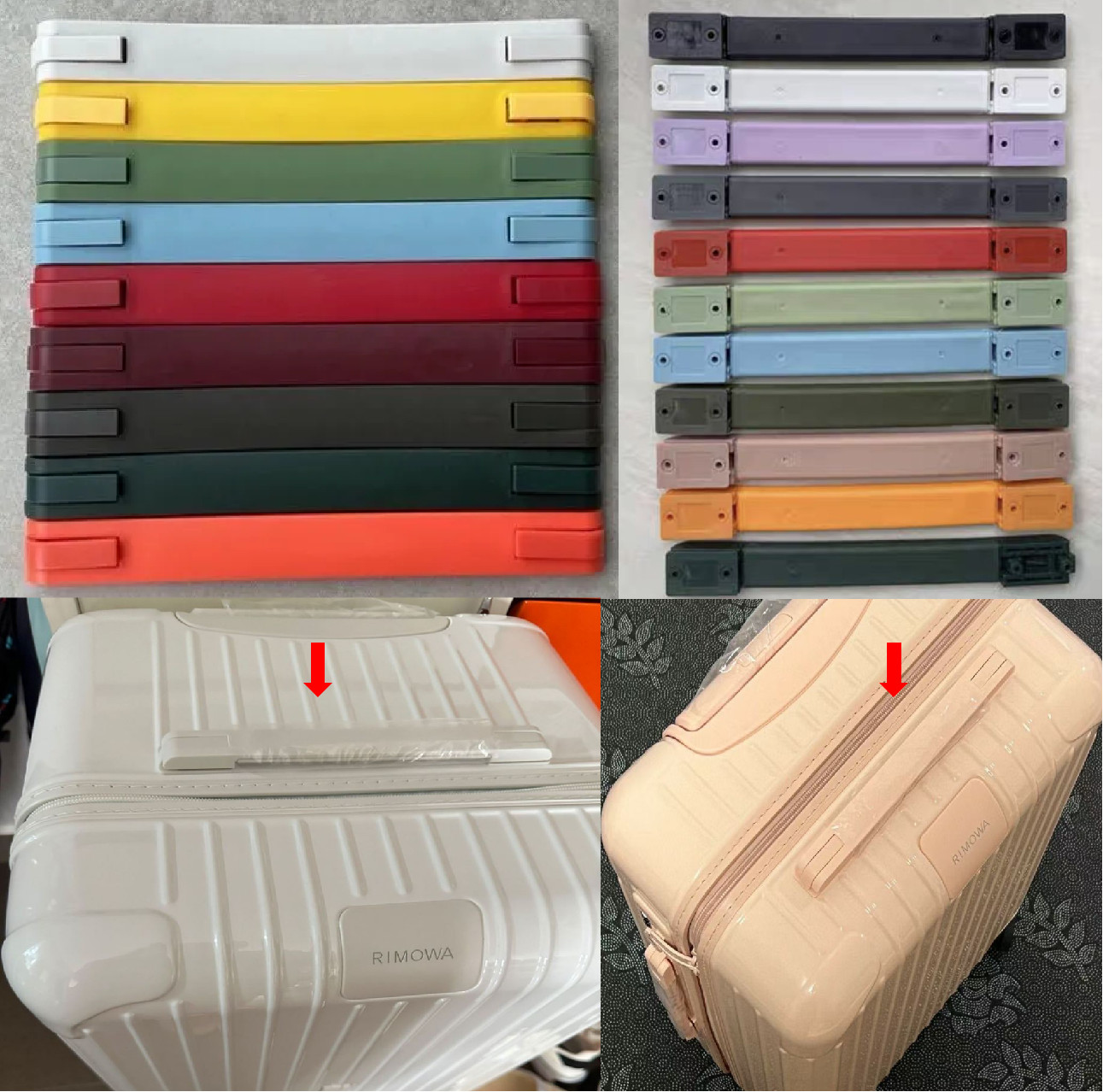 Travel Luggage Handle Replacement Part for RIMOWA PC Luggage Different Colors