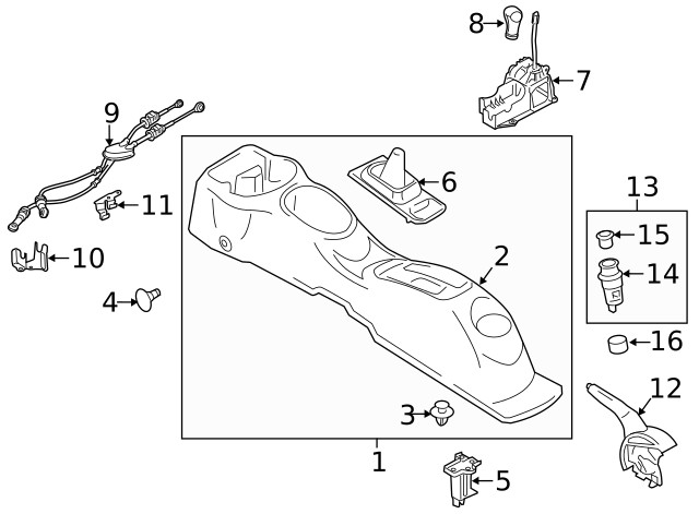 Genuine Nissan Shift Boot 96935-3BA2A