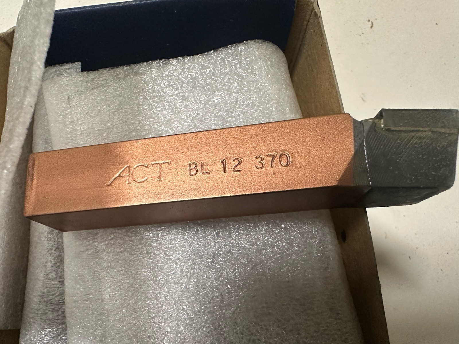 10 X ACT Carbide Tool Bit BL 12 370 3/4” Square Made in USA Lot Of 10 NEW