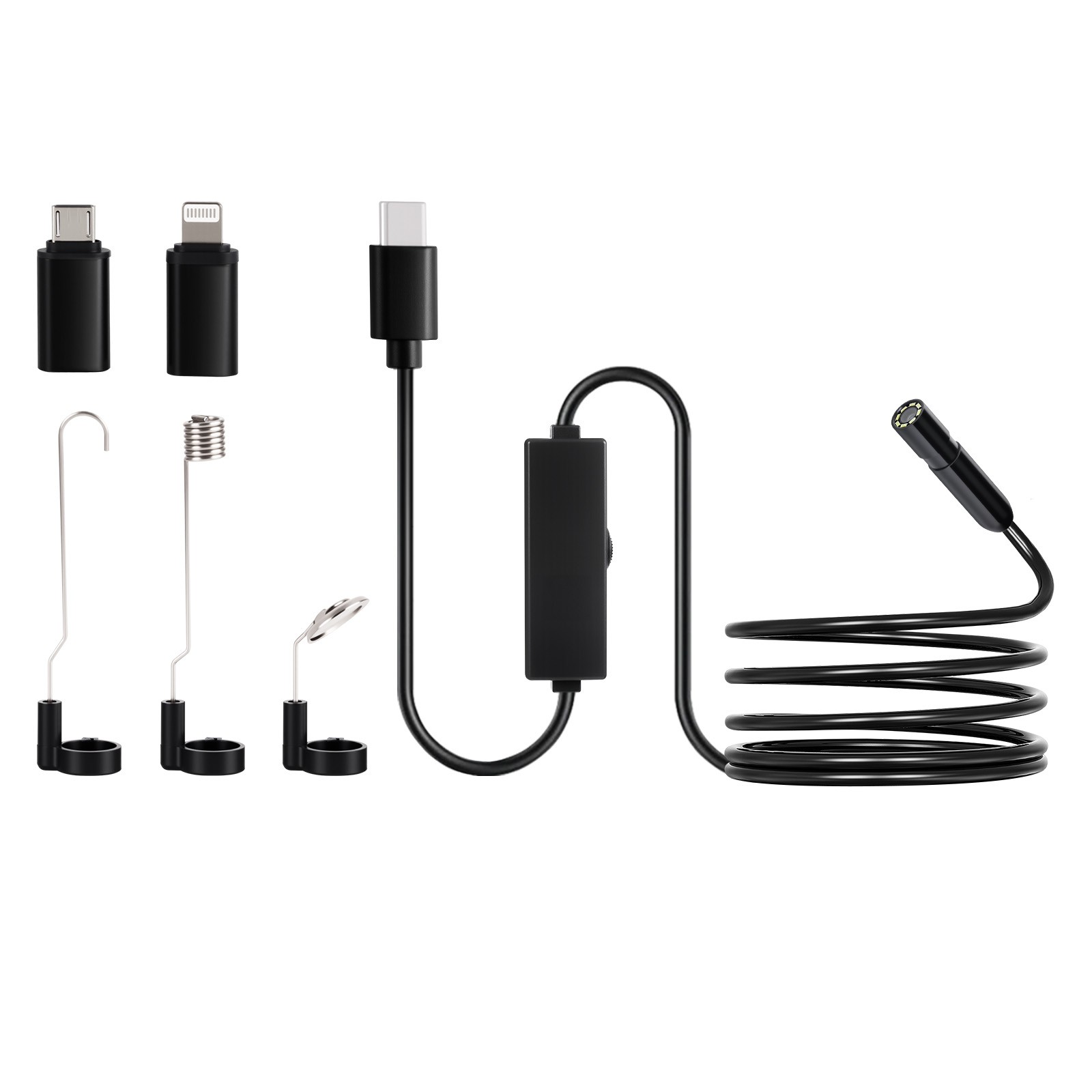Endoscope Camera 1920P HD Borescope for Android & IOS with 10FT Cable