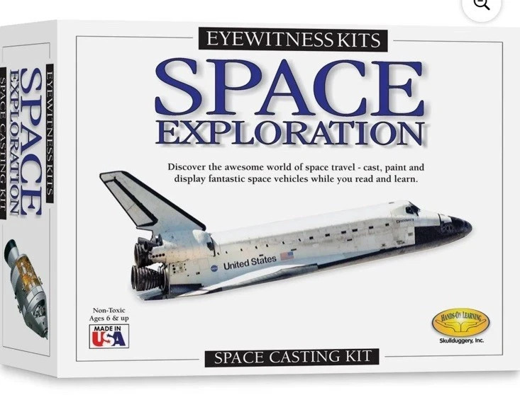 Space Shuttle, Command Module & Saturn V  Space Exploration Casting Kit USA Made