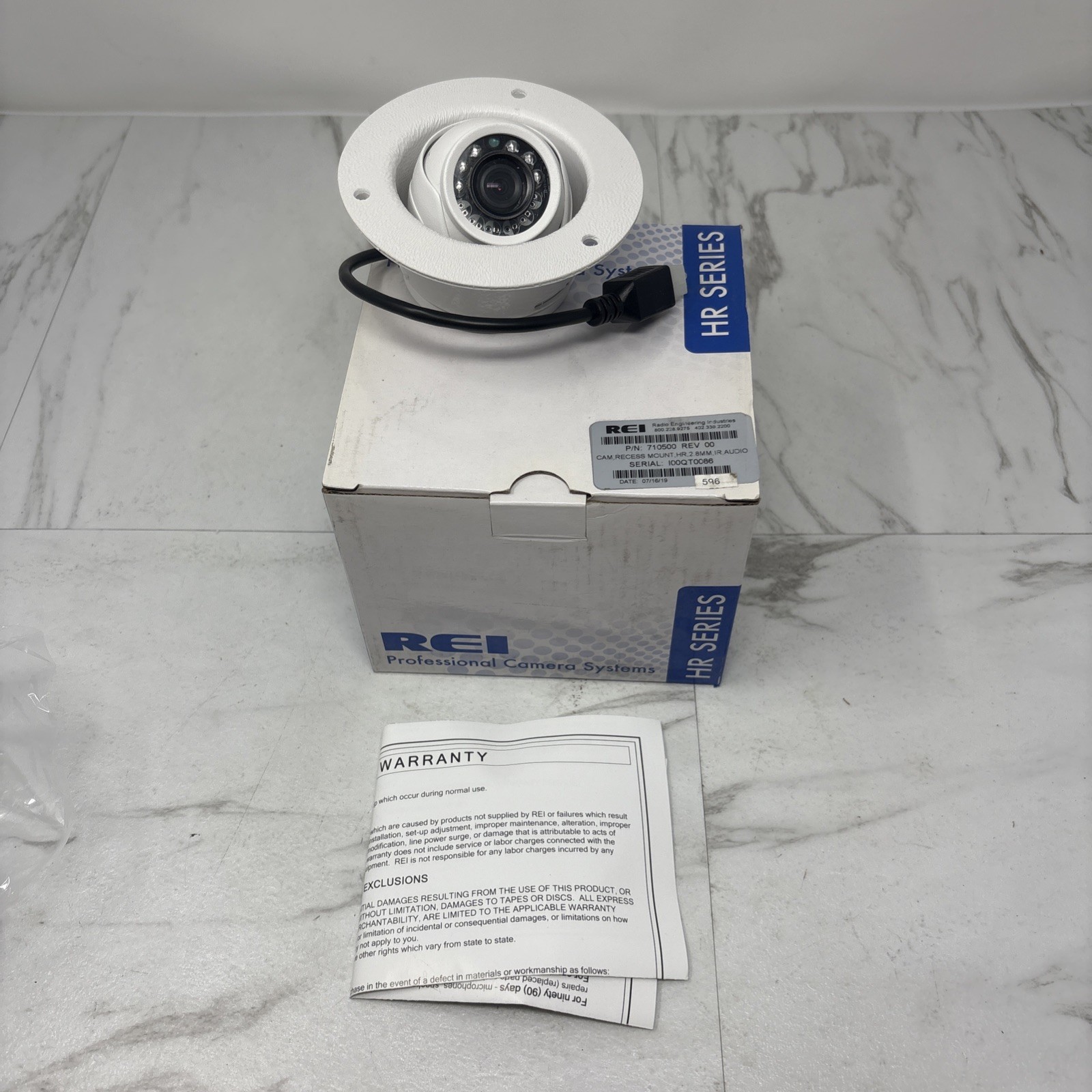 REI HR 2.8MM RECESSED BUS CAMERA 710500